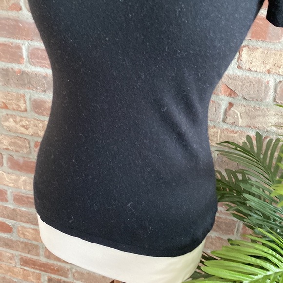 Banana Republic black small short puff sleeve sweater - Picture 5 of 8